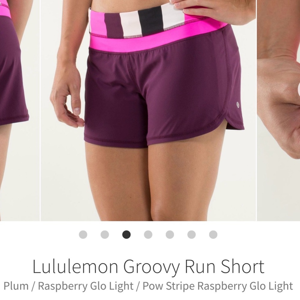 Lululemon Athletica groovy run low rise Shorts size 12💗💜💗